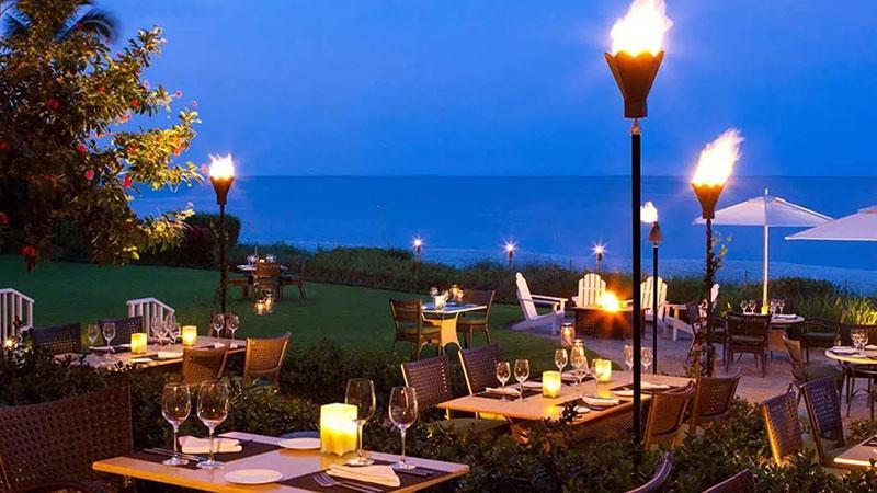 Baleen Dining at Sunset