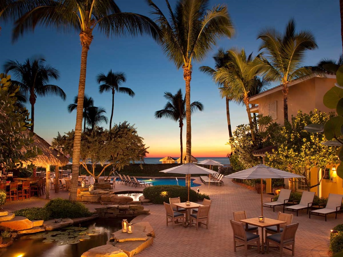 Sunset from LaPlaya pool