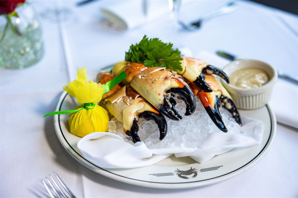 plate of stone crabs