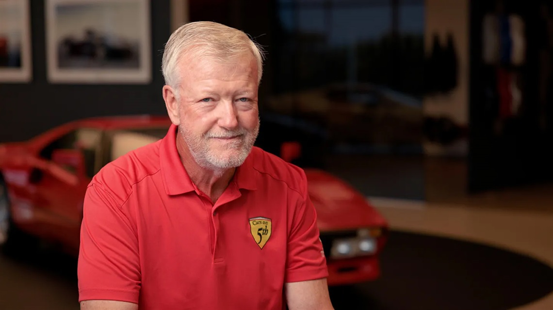 Tom O’Riordan—President of the Naples Chapter of the Ferrari Club