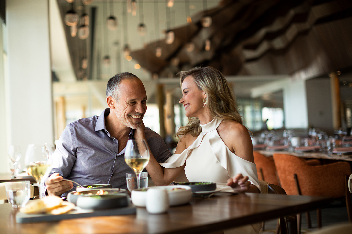 Couple Dining at Tesoro