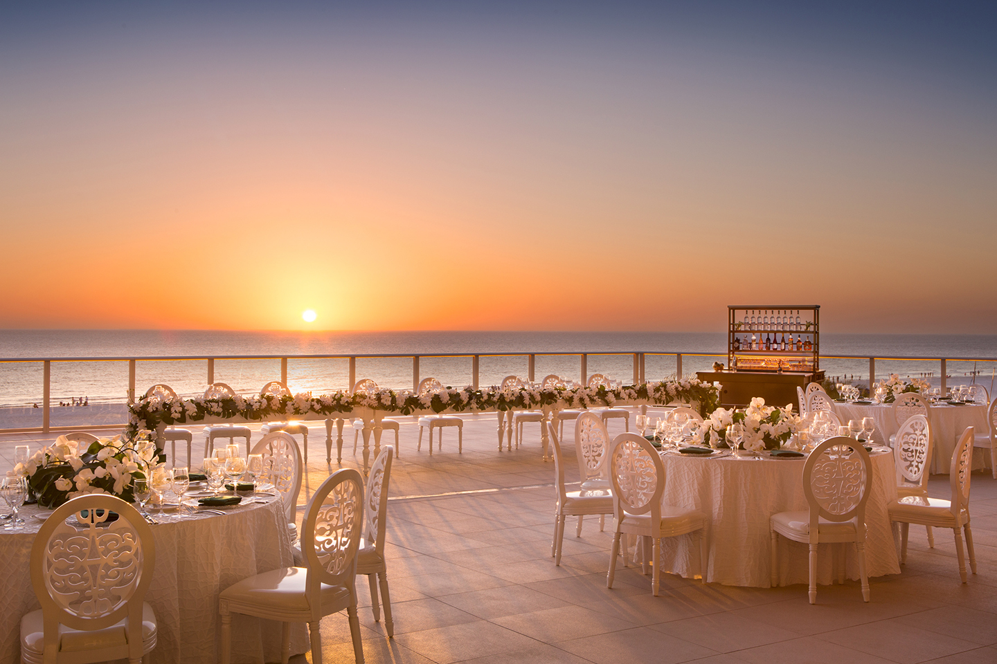 Calusa Terrace Wedding Venue at Sunset