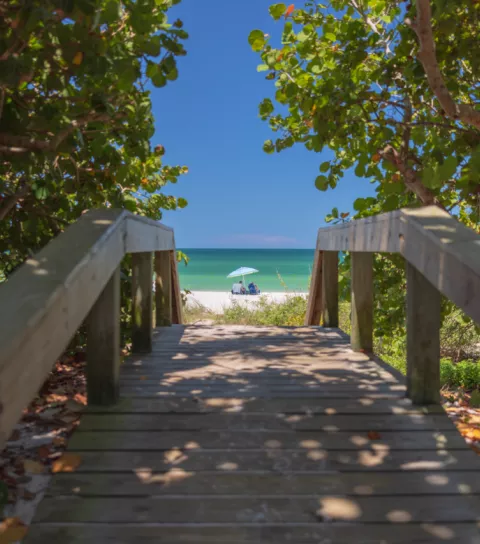 View of Naples Beach