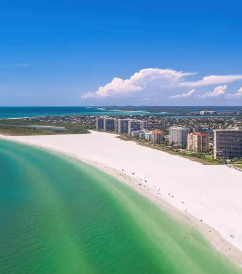 Marco Island beach and ocean