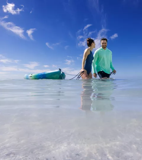 Kayak in Paradise