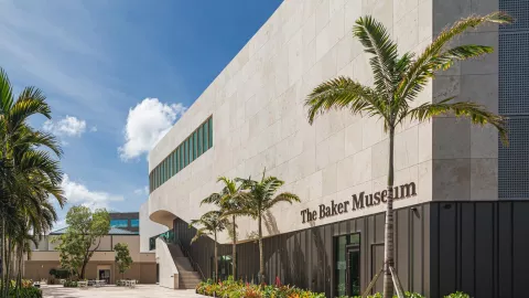 Exterior view of The Baker Museum in Naples.