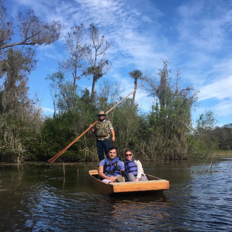 Native gladesman-style pole boat tour in Big Cypress National Preserve Photo