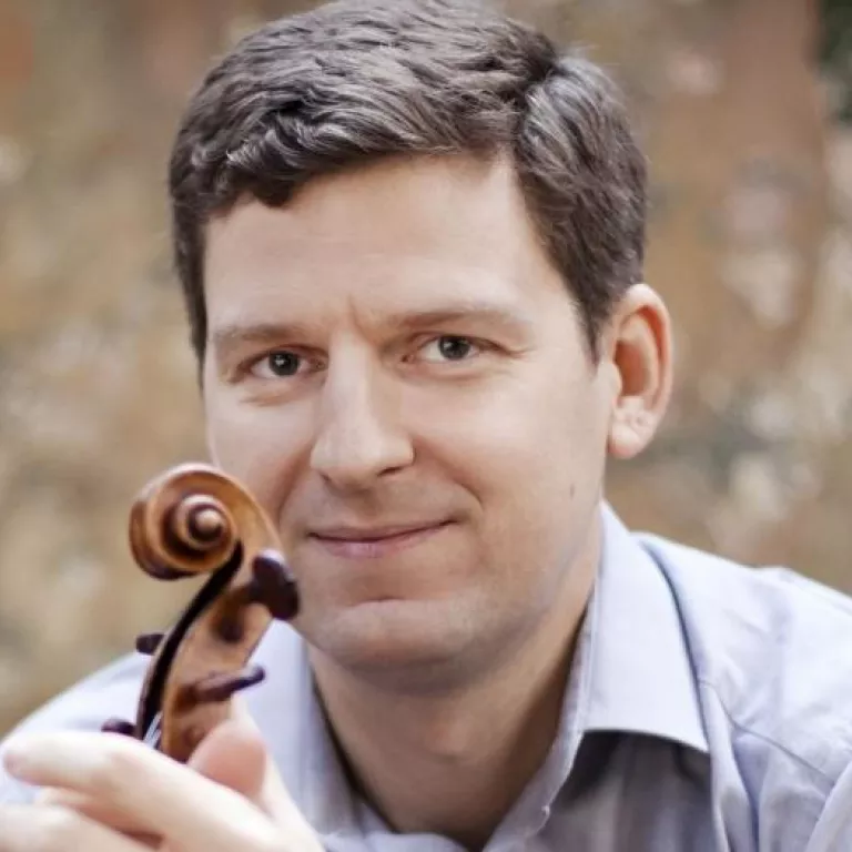 Image of James Ehnes in a promotional portrait. Photo: Ben Ealovega Photo