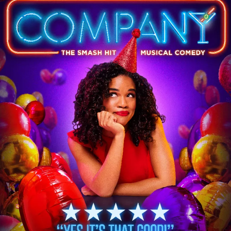 A promotional poster of the performance "Company" Photo