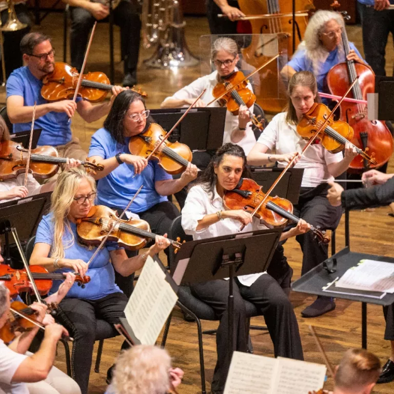 Image of musicians from Pro-Am during a performance Photo