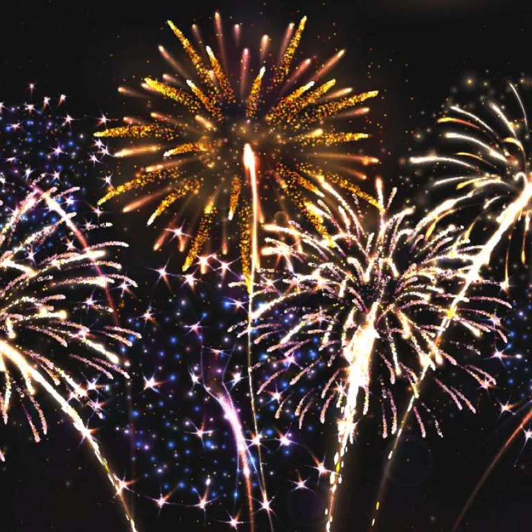 fireworks on Naples BEach Photo