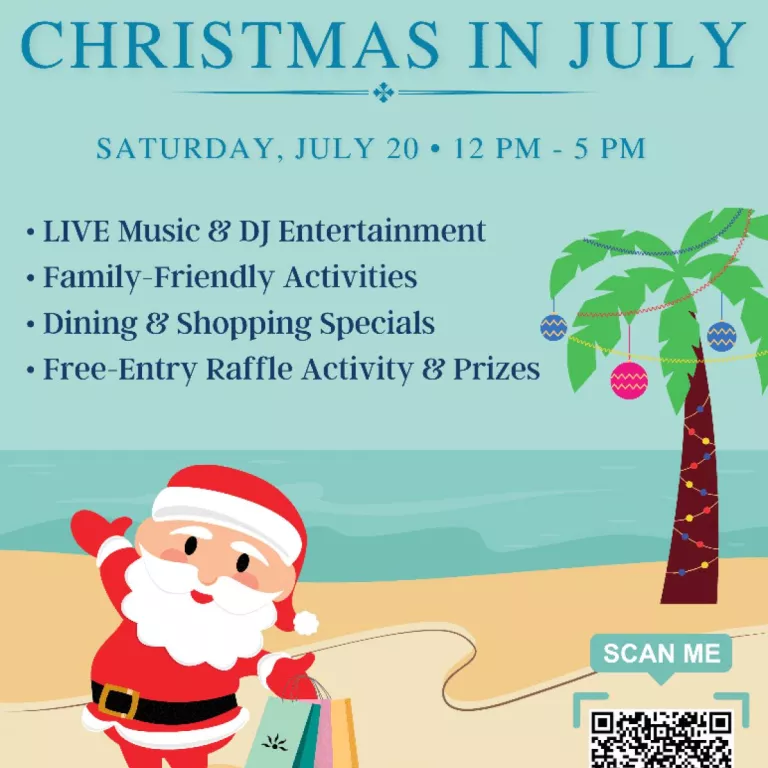 2024 Ave Maria Christmas in July Flyer Photo