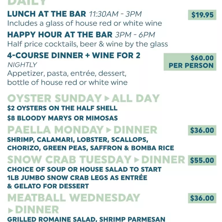 Summer Specials Photo