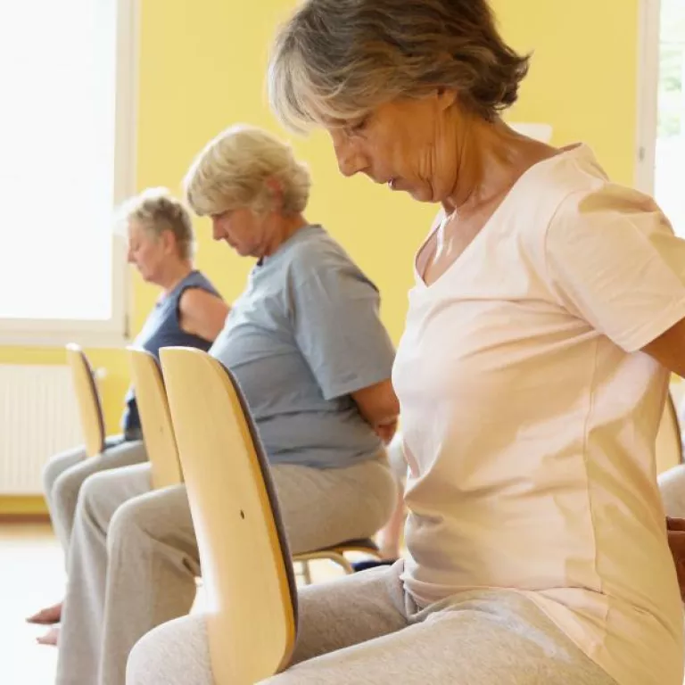 seated yoga Photo