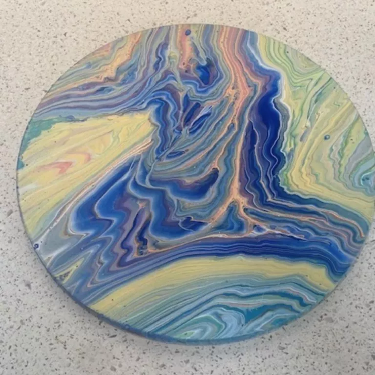 Pour Painting Class at High Tide Photo