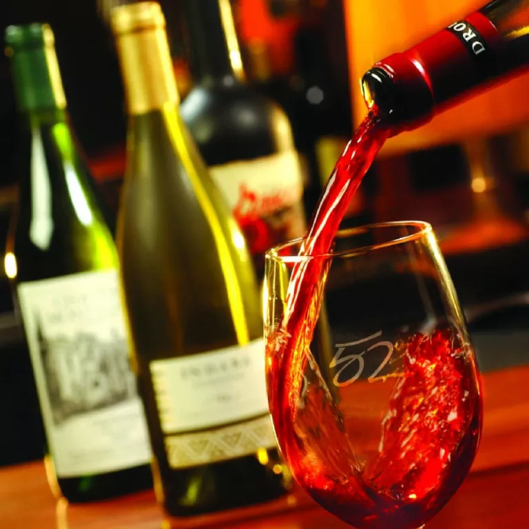 Seasons 52 features an award-winning international wine list. Photo