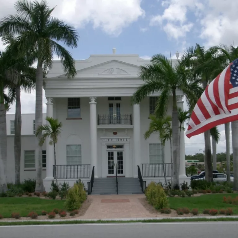 Everglades City Hall is the the former Old Collier County Courthouse Photo