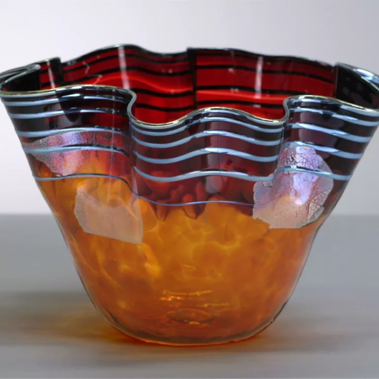 Red-Amber Bowl by Corey Hubbel Photo