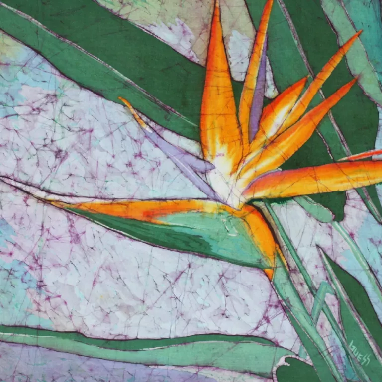 Bird Of Paradise Batik Photo