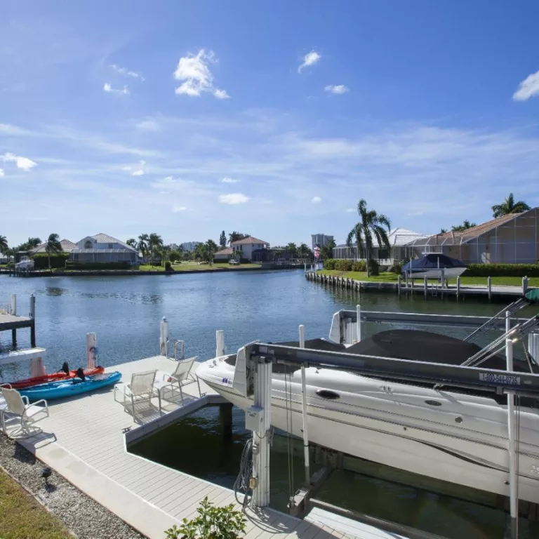 Dock at 410 Edgewater Ct, Marco Island, FL Photo 5