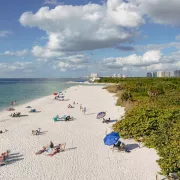 An aerial view of Florida\'s Paradise Coast. 