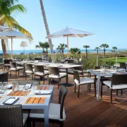 Deck at 560, an upscale restaurant at the Hilton M