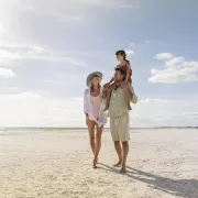 Family on Marco Island beach