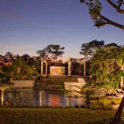 Brazilian Garden at Sunset Photo