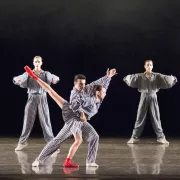 Miami City Ballet dancers in ©Twyla Tharp’s In The Upper Room performed by Miami City Ballet. Photo © Gene Schiavone. Photo