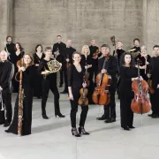 Image of musicians of Academy of St Martin in the Fields in a promotional photo. Photo: Benjamin Ealovega Photo