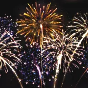 fireworks on Naples BEach Photo