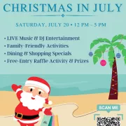 2024 Ave Maria Christmas in July Flyer Photo