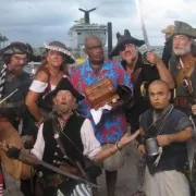 Several individuals in pirate cosplay Photo