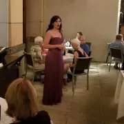 opera singer at Barbatella Restaurant Photo