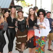 Group costume party during 2022 Hallowine at Mercato Photo