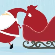 Strolling Santa at Waterside Photo
