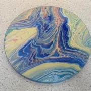 Pour Painting Class at High Tide Photo