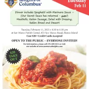 Knights of Columbus dinner Photo