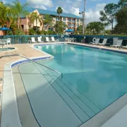 Outdoor Heated Pool with Hot Tub Photo