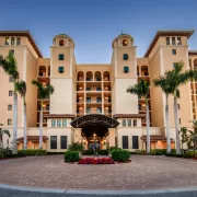 Sunset brings beautiful views to our resort Photo