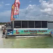 Just Beachy Burgers and More Food Boat Photo
