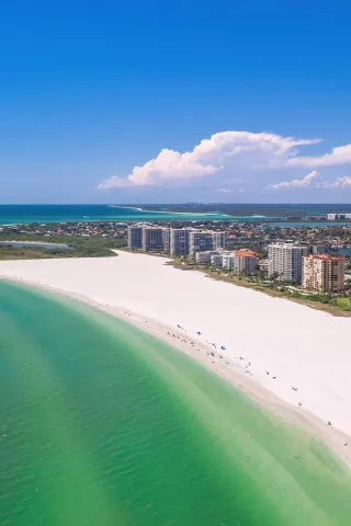 Marco Island beach and ocean