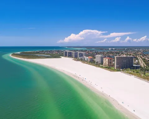 Marco Island beach and ocean