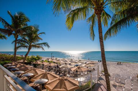 Fine dining at Naples restaurants.