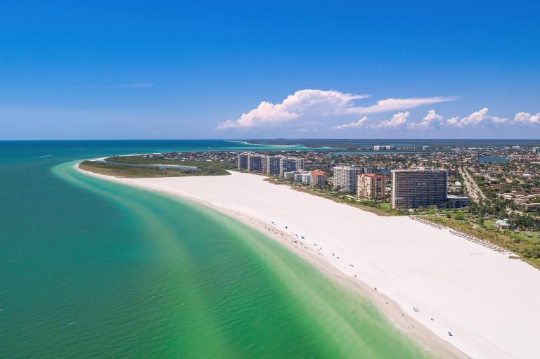 Marco Island beach and ocean