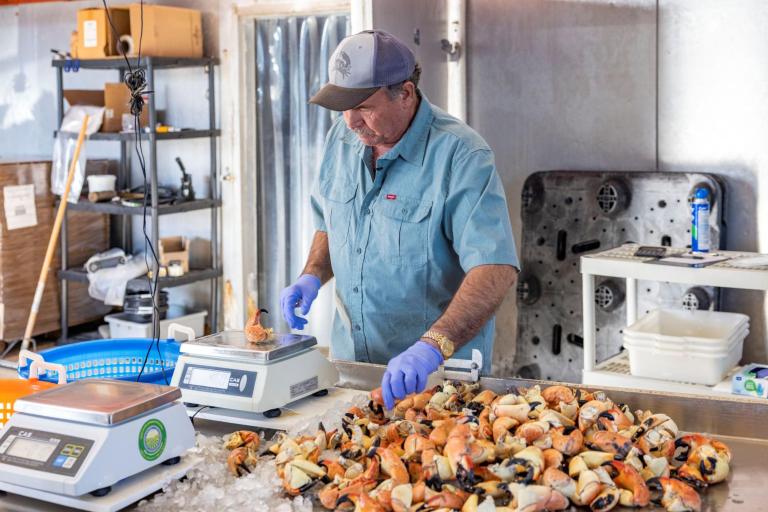 Howie Grimm-owner of Grimms Stone Crab in Everglades City