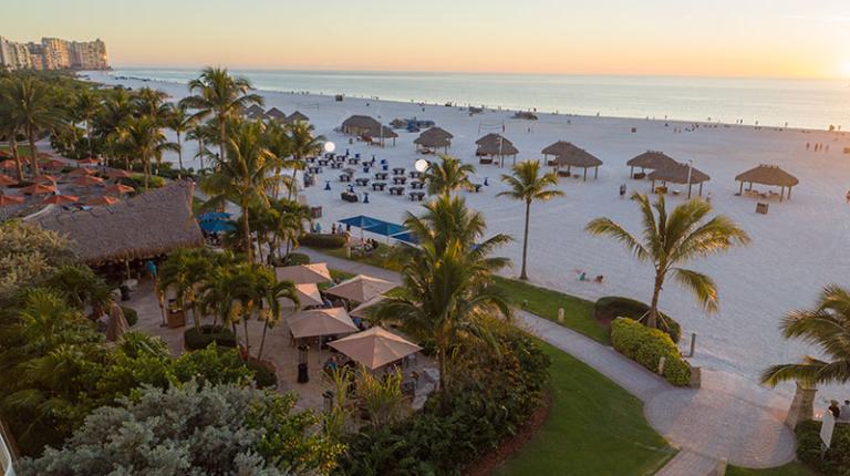 JW Marriott Marco Island Beach Resort Aerial