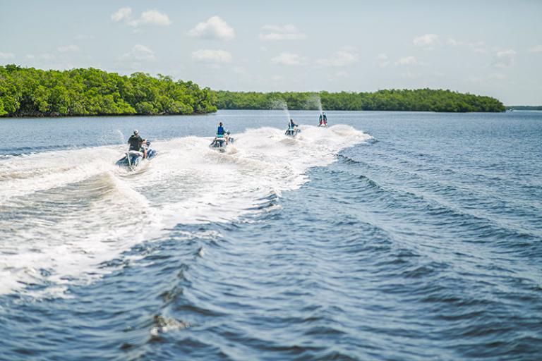 Jet Ski in The Everglades