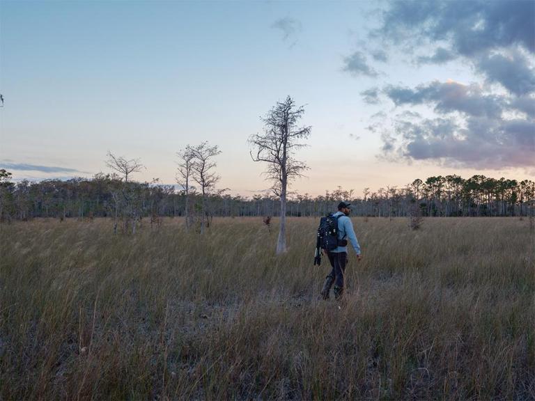 Anthony Sleiman shooting dark skies in Big Cypress Natural Preserve